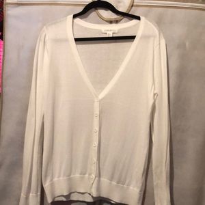 Forever 21 White Cardigan